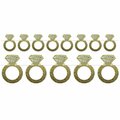 Goldengifts 6 in. x 6 ft. Diamond Rings Streamer, 12PK GO1523209